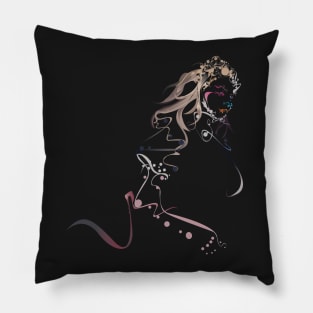 arts girl Pillow