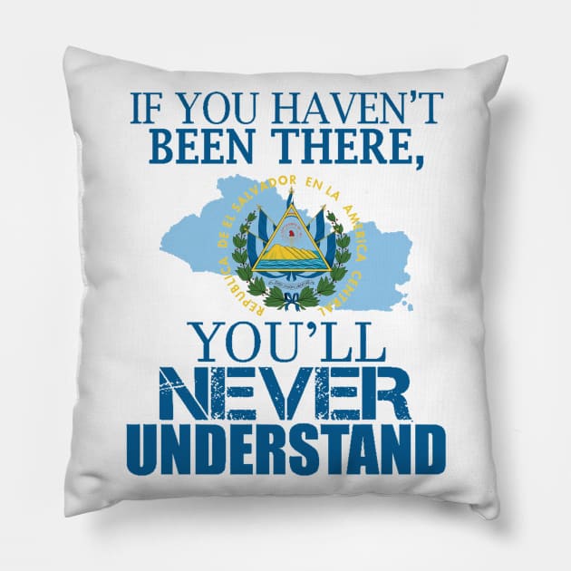 El Salvador you’ll never understand map Pillow by tirani16