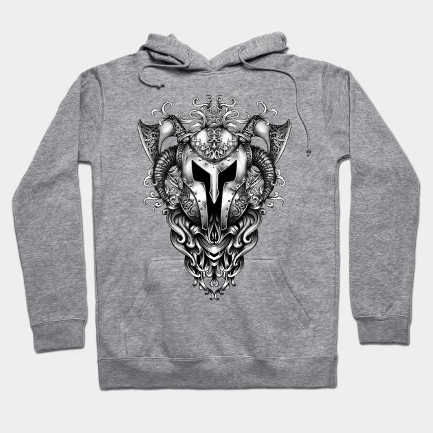 viking armor hoodie