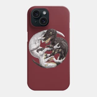 Yin Yang Raptors Phone Case