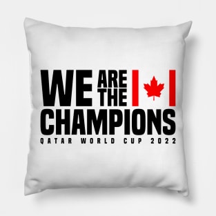 Qatar World Cup Champions 2022 - Canada Pillow