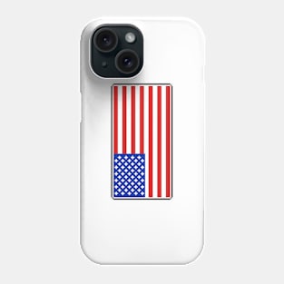 pixel art of american flag Phone Case