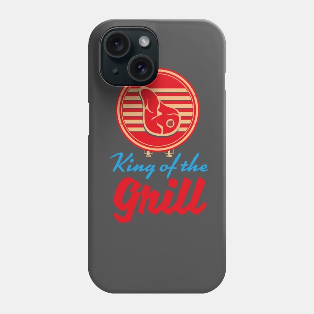 King of the Grill Phone Case by nickemporium1