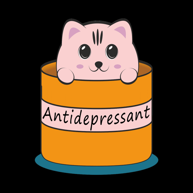 Antidepressant Cat by khalid12