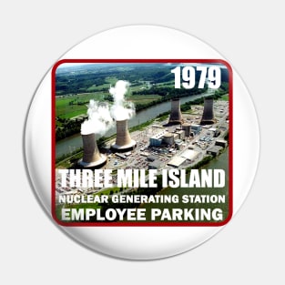 Three Mile Island Parking Permit from 1979 Pin