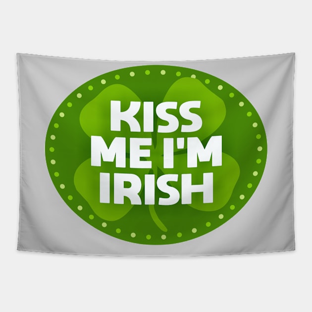 Kiss Me I'm Irish Tapestry by Dale Preston Design