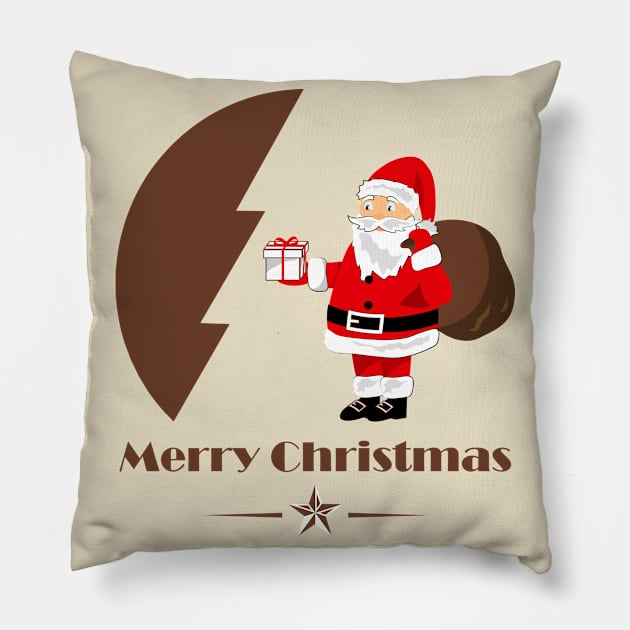 Ugly Christmas Pillow by The Lucid Frog