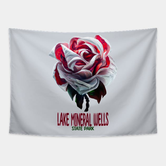 Lake Mineral Wells State Park Tapestry by MoMido