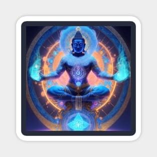 The Highest Level Of Meditation - AI Art Magnet