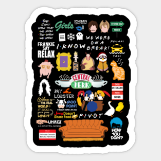 Pegatinas Friends Teepublic Mx - bloxy fried chicken roblox pegatina teepublic mx