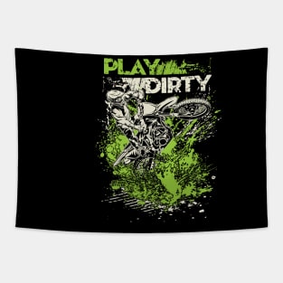 Green Play Dirty Tapestry