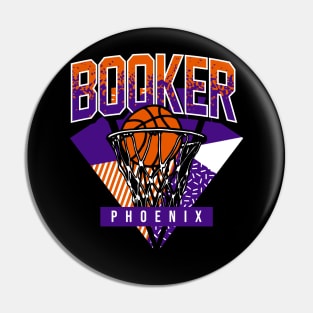 Phoenix Retro Booker Basketball Throwback Pin