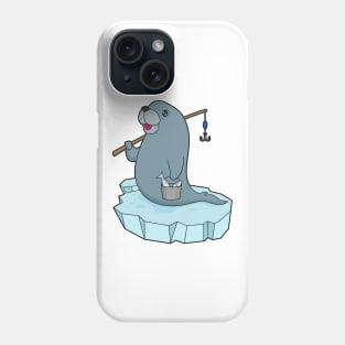 Seal Fishing Fisher Fishing rod Phone Case