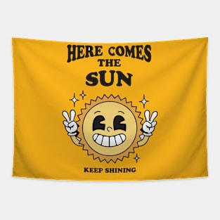 Here comes the sun keep shining Tapestry