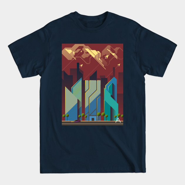 Captari - Cityscape - T-Shirt