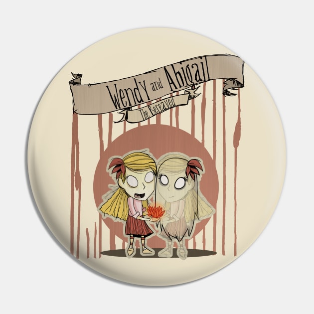 Wendy and Abigail Pin by Visual_Discord