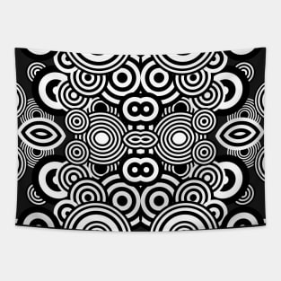 Random Circle Pattern Tapestry