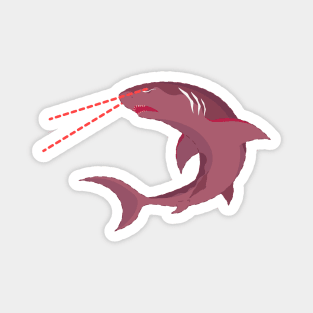 Space shark #2 Magnet