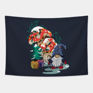 Christmas Gnomes celebrating Tapestry