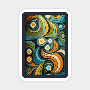 Embrace Nature with Greenbubble’s Abstract Organic Pattern Magnet