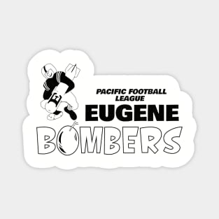 Defunct Eugene Bombers Football 1966 Magnet