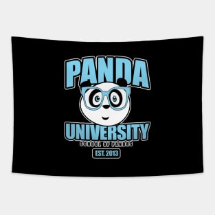 Panda University - Blue Tapestry