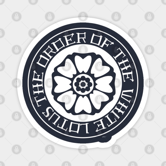 The Order of the White Lotus Magnet by NDeV Design