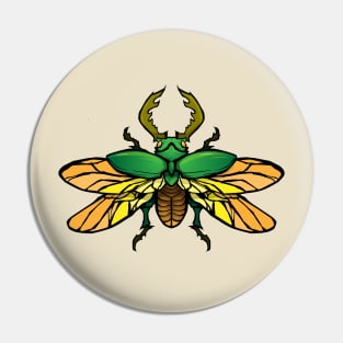 Stag Beetle Pin