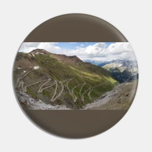 Curves of Stelvio Pass Pin