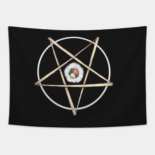 Sushi Pentagram Tapestry