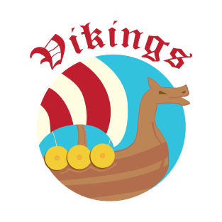 Viking Vikings Boat T-Shirt