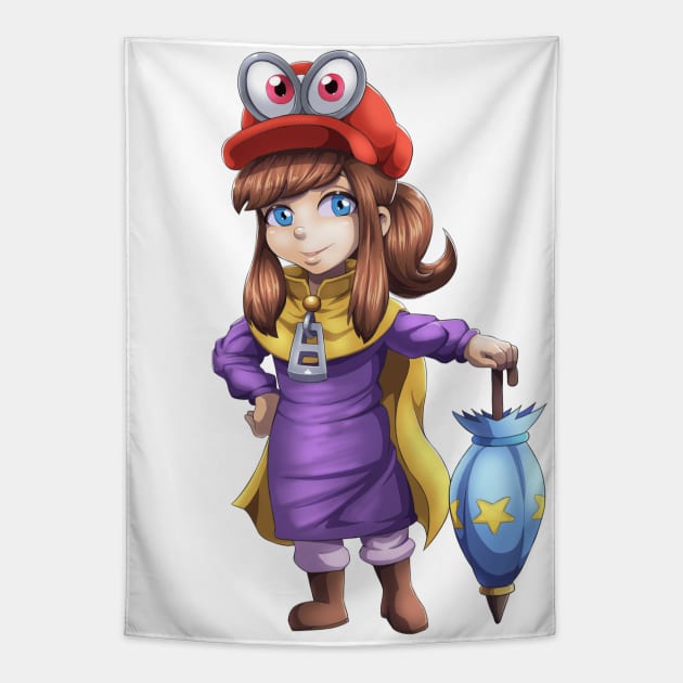 Super Hat Girl Odyssey Tapestry by Muramasa