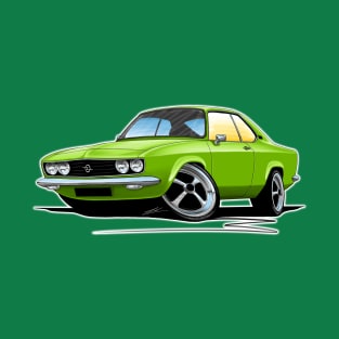 Opel Manta A Green T-Shirt