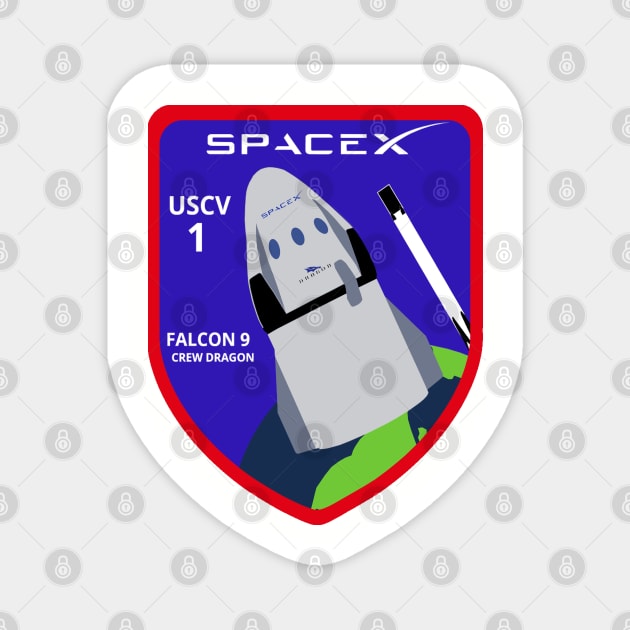 USCV-1 Logo Magnet by Spacestuffplus