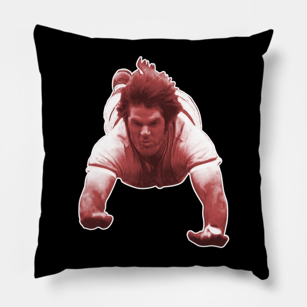 Pete Rose Charlie Hustle Pillow by Niko Neon