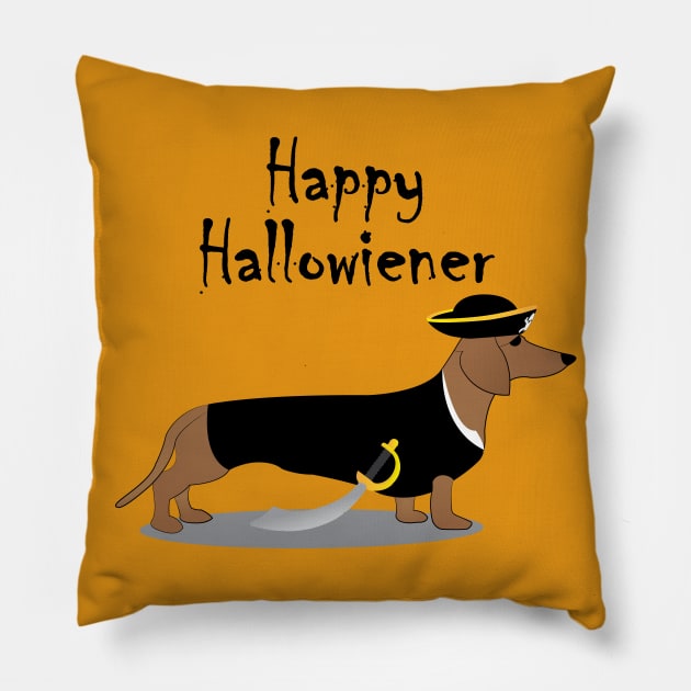 Happy Hallowiener - Pirate Pillow by GorsskyVlogs