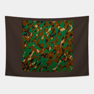 Camouflage - Brown and green Tapestry