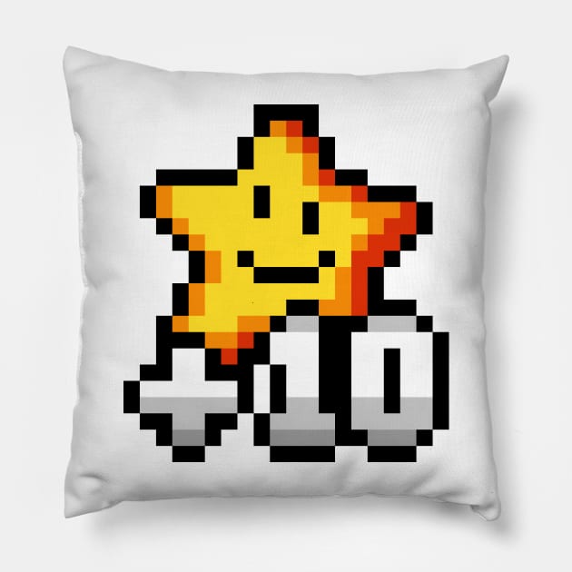 +10 Stars Sprite Pillow by SpriteGuy95
