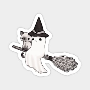 Witchy Ghost Magnet