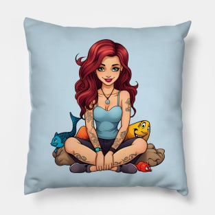 Tattooed princess 2. Pillow