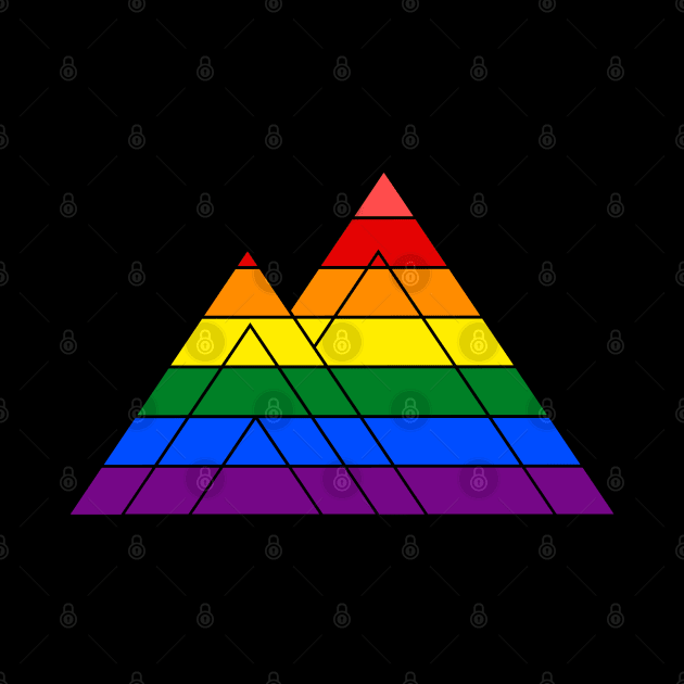 Rainbow Mountain Triangle by DiegoCarvalho