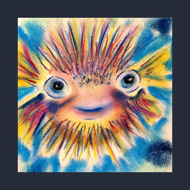 Happy blowfish by Walters Mom