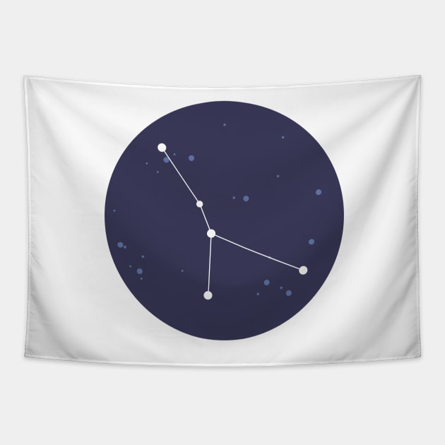 Cancer Constellation Tapestry by aglomeradesign