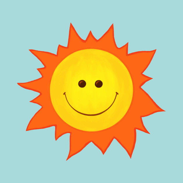Cute Happy Smiling Sun - Happy Sun - Phone Case
