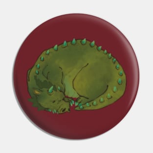 Sleepy Dragon Pin