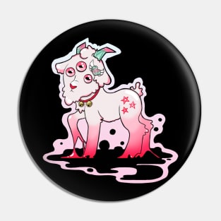 Bubblegum Goat Pin