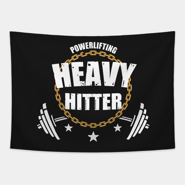 Powerlifting Heavy Hitter Tapestry by Eugenex