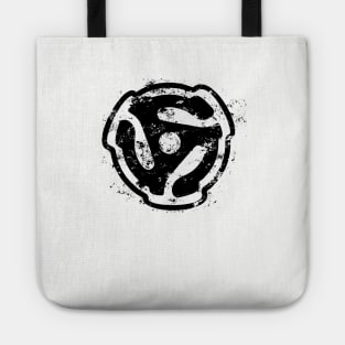 45 Rpm Record Adaptor Dj Design Tote