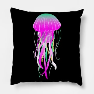 Cute Illuminating Fish Artwork Pillow