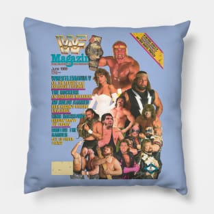 80s Wrestling Mag Pillow